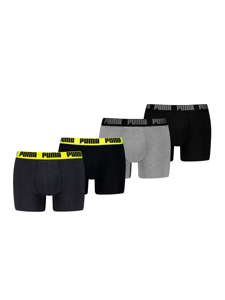 Боксерские шорты PUMA MEN EVERYDAY BASIC BOXERS 2P серо-желтого цвета
Боксерские шорты PUMA MEN EVERYDAY BASIC BOXERS 2P серо-желтого цвета