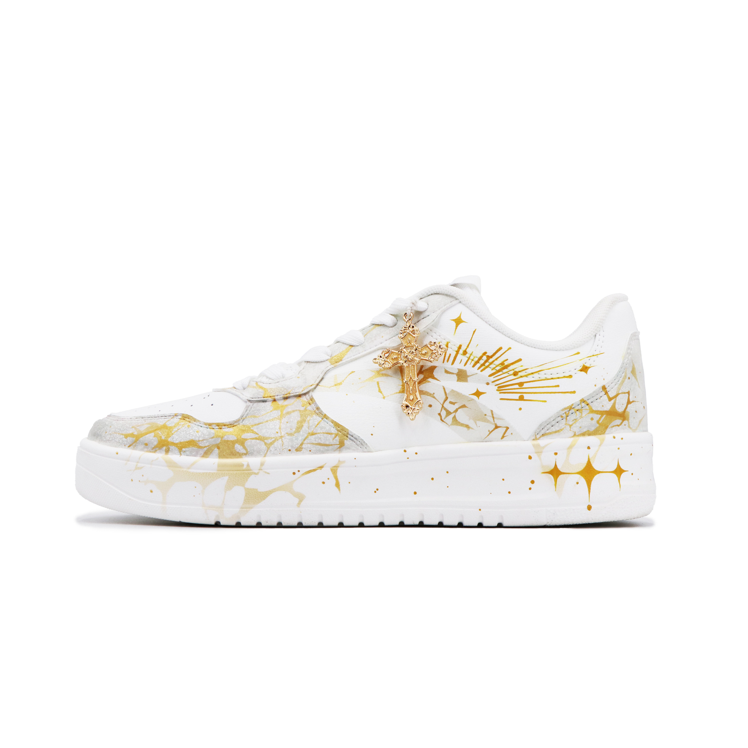 ANTA Мужские белые скейтерские кеды с мягкой амортизацией и износостойким покрытием, цвет White
ANTA Мужские белые скейтерские кеды с мягкой амортизацией и износостойким покрытием, цвет White