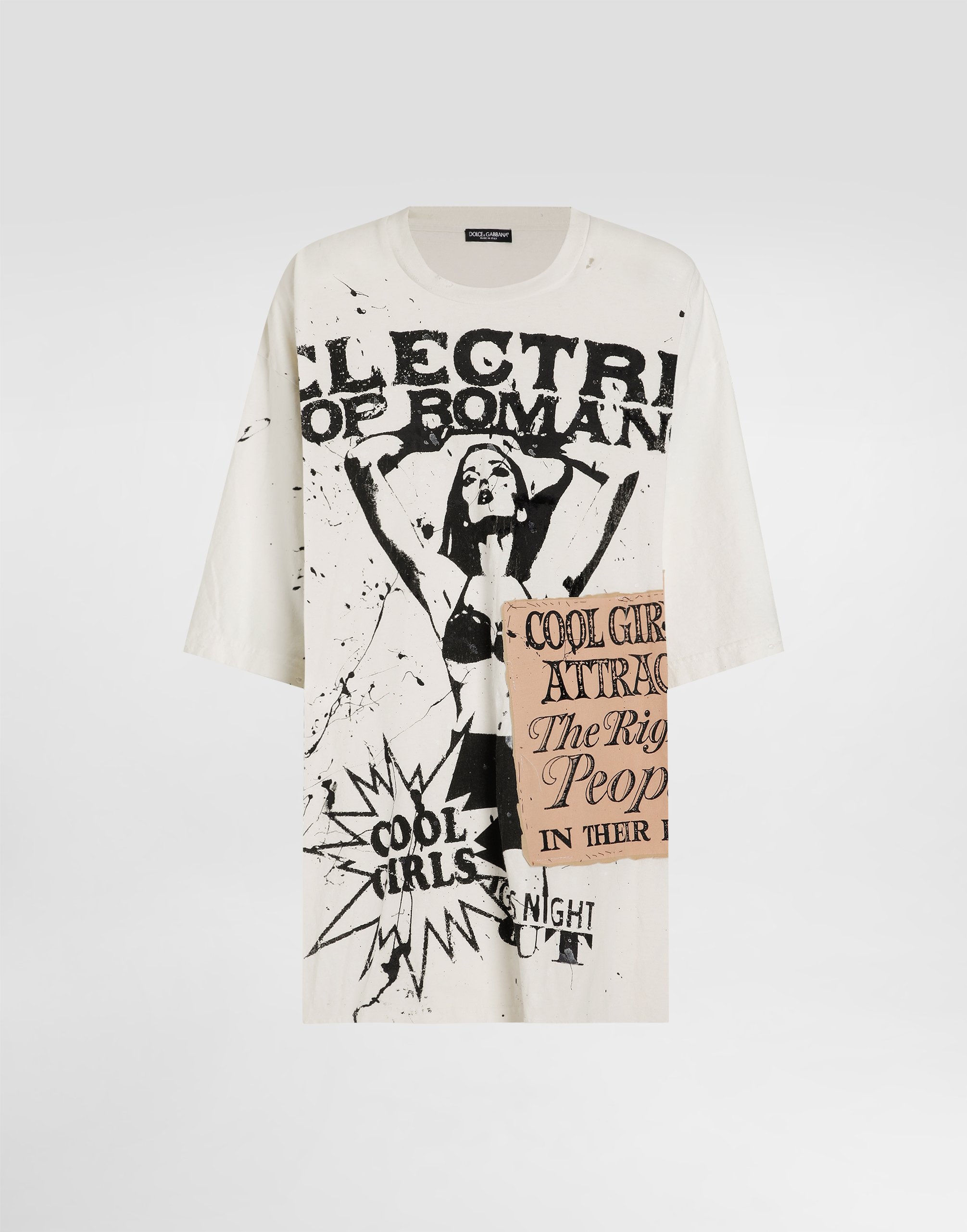 Увеличенная футболка из джерси с принтом Dolce & Gabbana, мультиколор
Увеличенная футболка из джерси с принтом Dolce & Gabbana, мультиколор