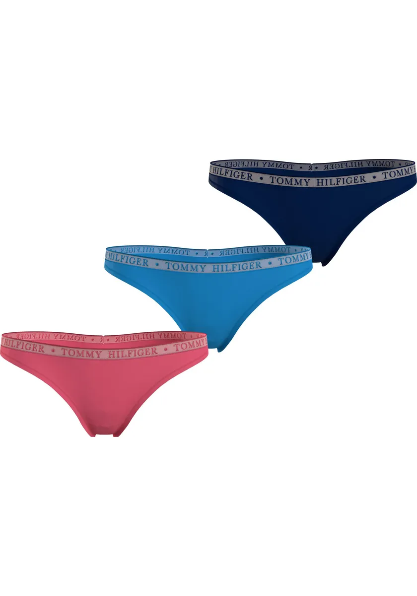 Трусы Tommy Hilfiger Underwear "LACE 3P THONG (EXT SIZES)" (3 шт. в упаковке), с поясом с логотипом Tommy Hilfiger, синий
Трусы Tommy Hilfiger Underwear "LACE 3P THONG (EXT SIZES)" (3 шт. в упаковке), с поясом с логотипом Tommy Hilfiger, синий