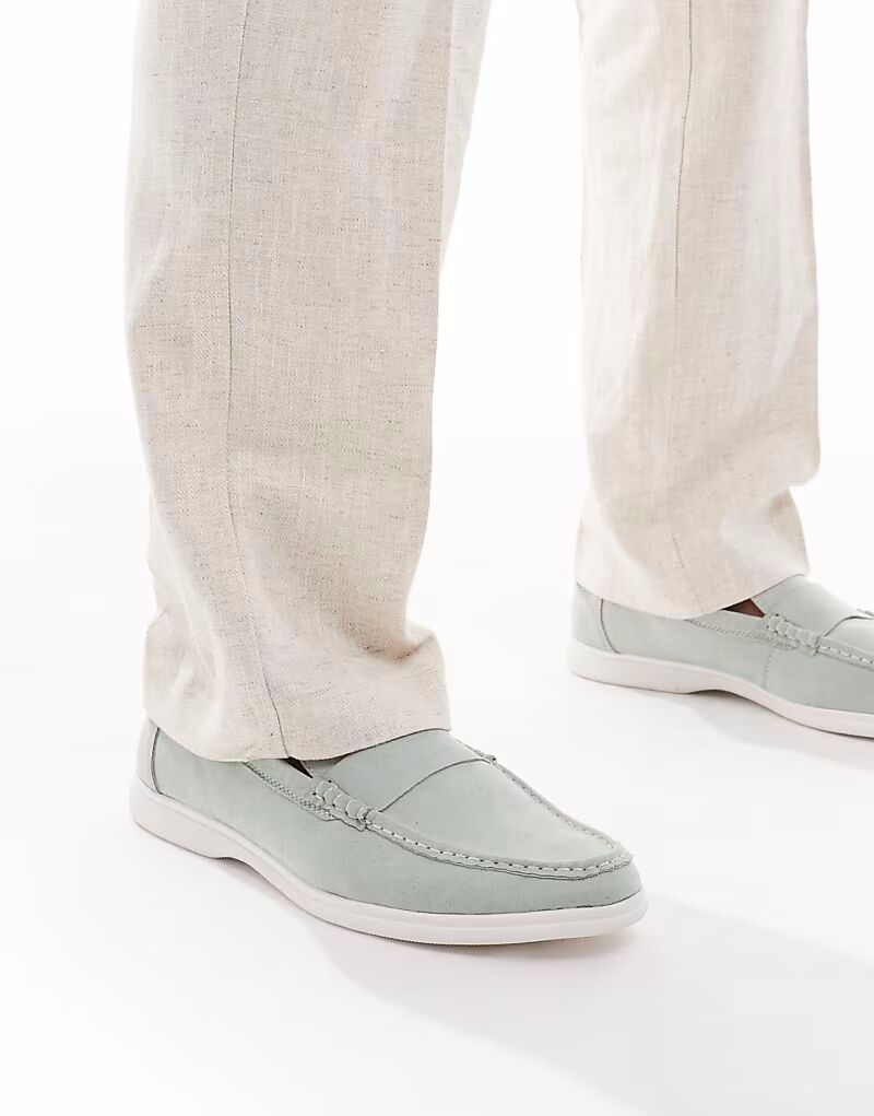 SEQWL Лоферы Berwin на толстой подошве в цвете шалфея 
SEQWL Лоферы Berwin на толстой подошве в цвете шалфея