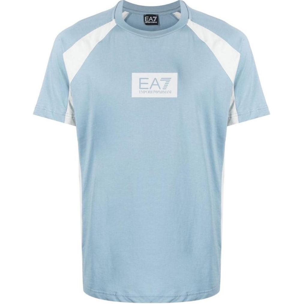 Футболка мужская синяя EMPORIO ARMANI, сине-белая
Футболка мужская синяя EMPORIO ARMANI, сине-белая
