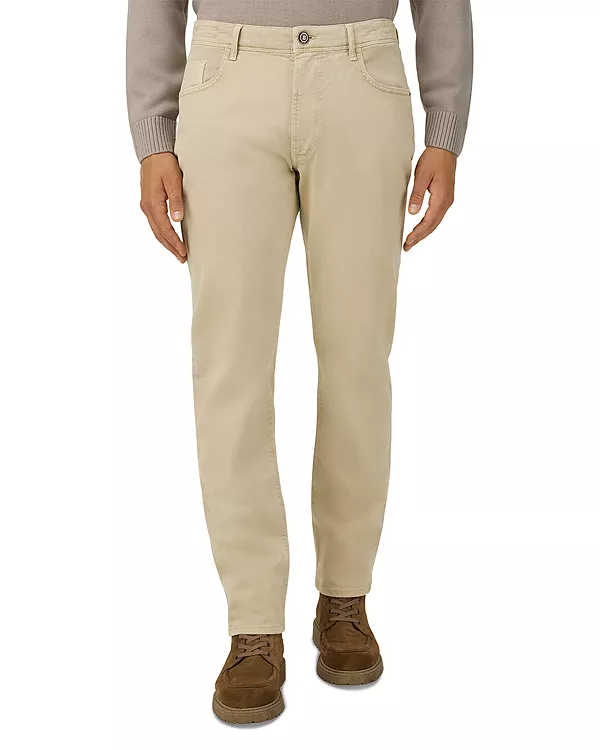 Джинсы прямого кроя из эластичной ткани Boggi Milano, бежевый
Джинсы прямого кроя из эластичной ткани Boggi Milano, бежевый