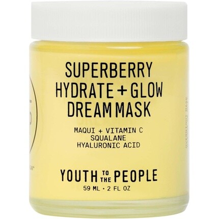 Superberry Hydrate + Glow Dream Mask Увлажняющая веганская маска для лица с гиалуроновой кислотой и антиоксидантным витамином С 2 унции Youth To The People
Superberry Hydrate + Glow Dream Mask Увлажняющая веганская маска для лица с гиалуроновой кислотой и антиоксидантным витамином С 2 унции Youth To The People
