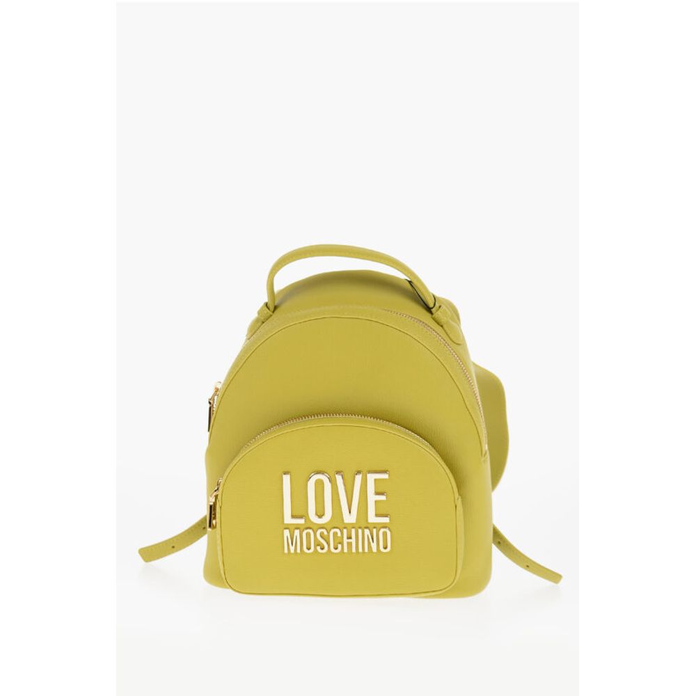 Рюкзак LOVE из искусственной кожи однотонного цвета с золотым логотипом Moschino, Green
Рюкзак LOVE из искусственной кожи однотонного цвета с золотым логотипом Moschino, Green