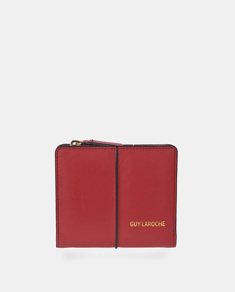 Женский кошелек-кошелёк на молнии из кожи кремового цвета Guy Laroche, красный
Женский кошелек-кошелёк на молнии из кожи кремового цвета Guy Laroche, красный