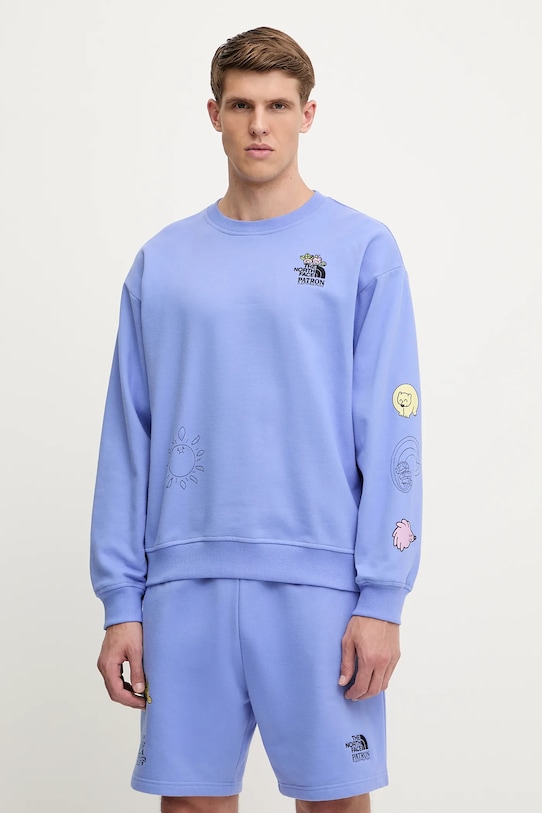 Хлопковая толстовка Mountain Cleanup The North Face, фиолетовый
Хлопковая толстовка Mountain Cleanup The North Face, фиолетовый