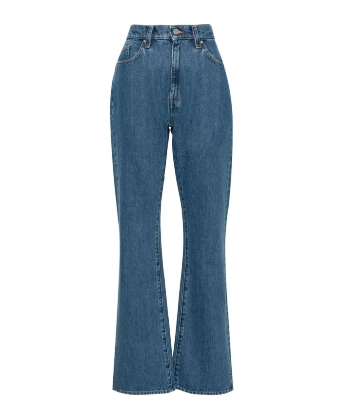 Расклешенные джинсы синего цвета индиго Axel Arigato, синий 
Расклешенные джинсы синего цвета индиго Axel Arigato, синий