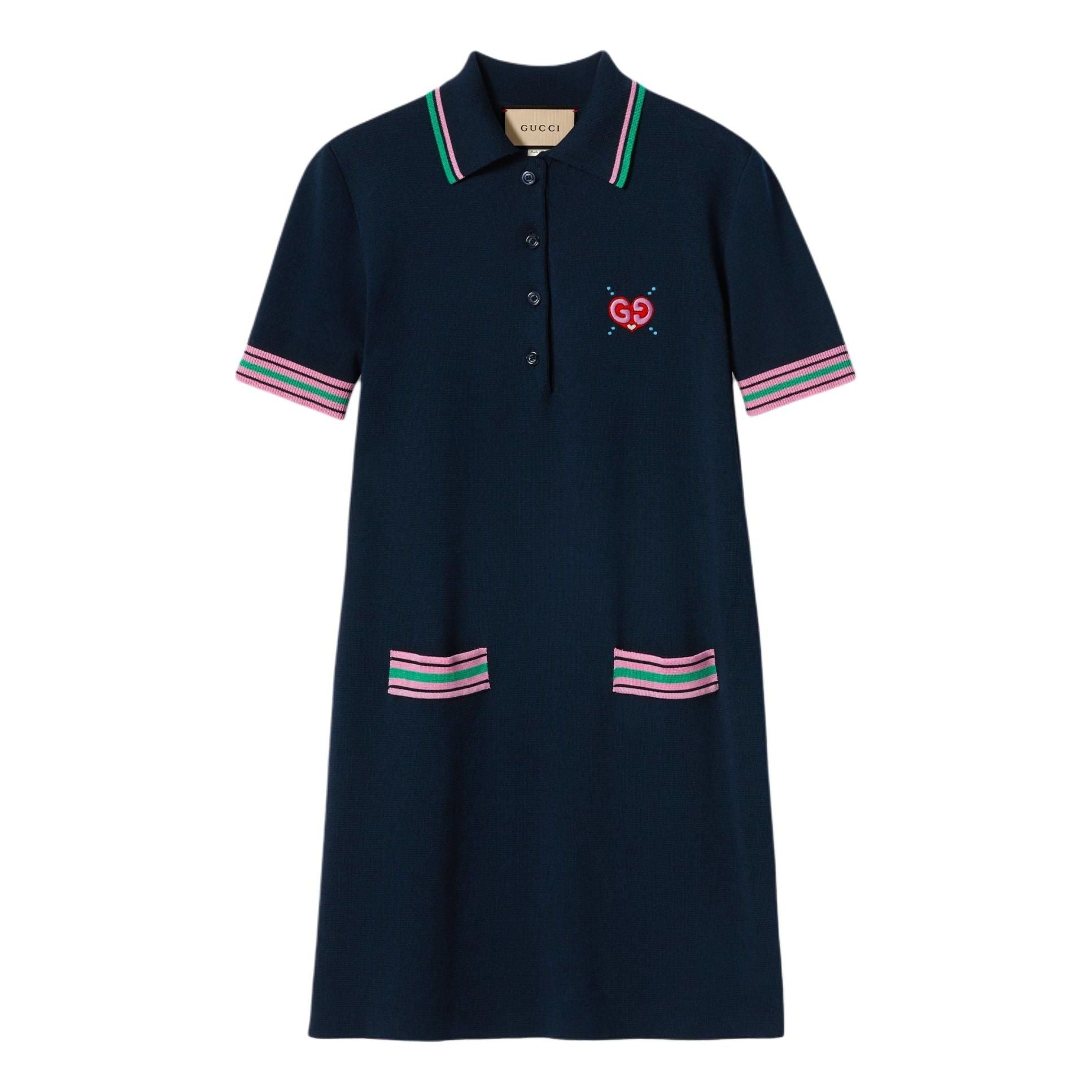 Платье (WMNS) Gucci Fine Embroidery Knit Dress 'Navy'
Платье (WMNS) Gucci Fine Embroidery Knit Dress 'Navy'