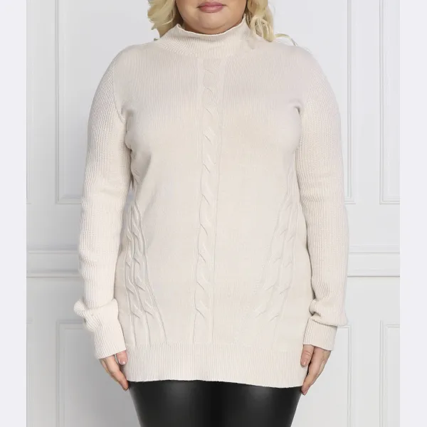 Свитер стандартного кроя больших размеров Album с добавлением шерсти и кашемира Persona By Marina Rinaldi, бежевый
Свитер стандартного кроя больших размеров Album с добавлением шерсти и кашемира Persona By Marina Rinaldi, бежевый