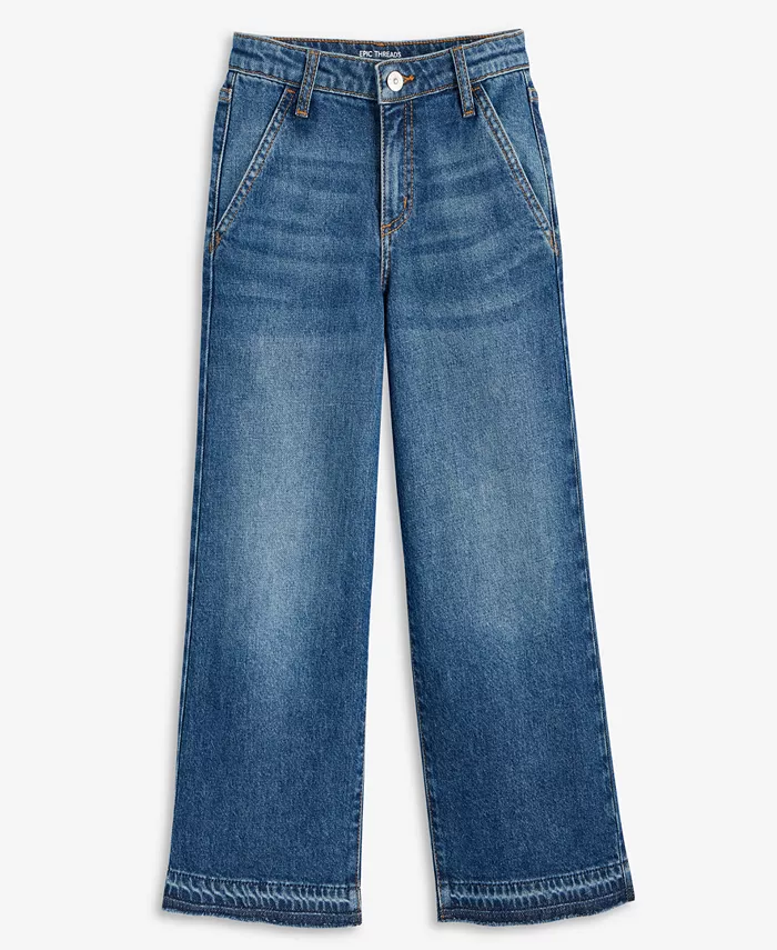 Укороченные джинсы с широкими штанинами для девочек Little & Big Epic Threads, синий
Укороченные джинсы с широкими штанинами для девочек Little & Big Epic Threads, синий