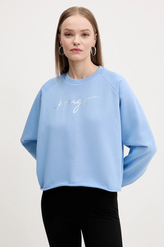 Хлопковая толстовка Hugo, синий
Хлопковая толстовка Hugo, синий