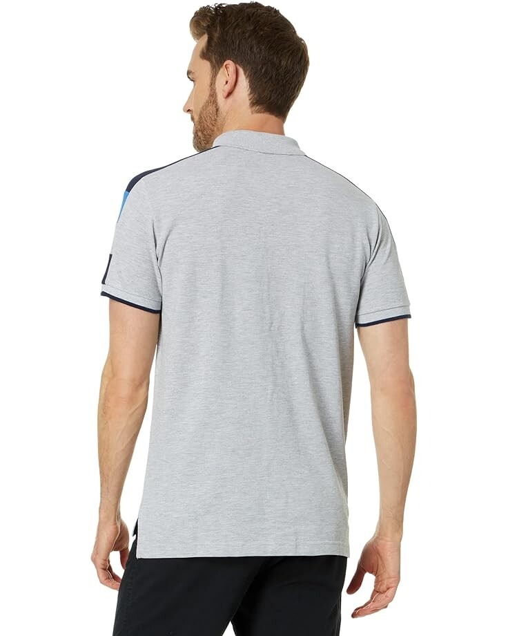 Поло U.S. POLO ASSN. Short Sleeve Color-Block Pique Knit Polo Shirt, цвет Heather Light Grey
Поло U.S. POLO ASSN. Short Sleeve Color-Block Pique Knit Polo Shirt, цвет Heather Light Grey