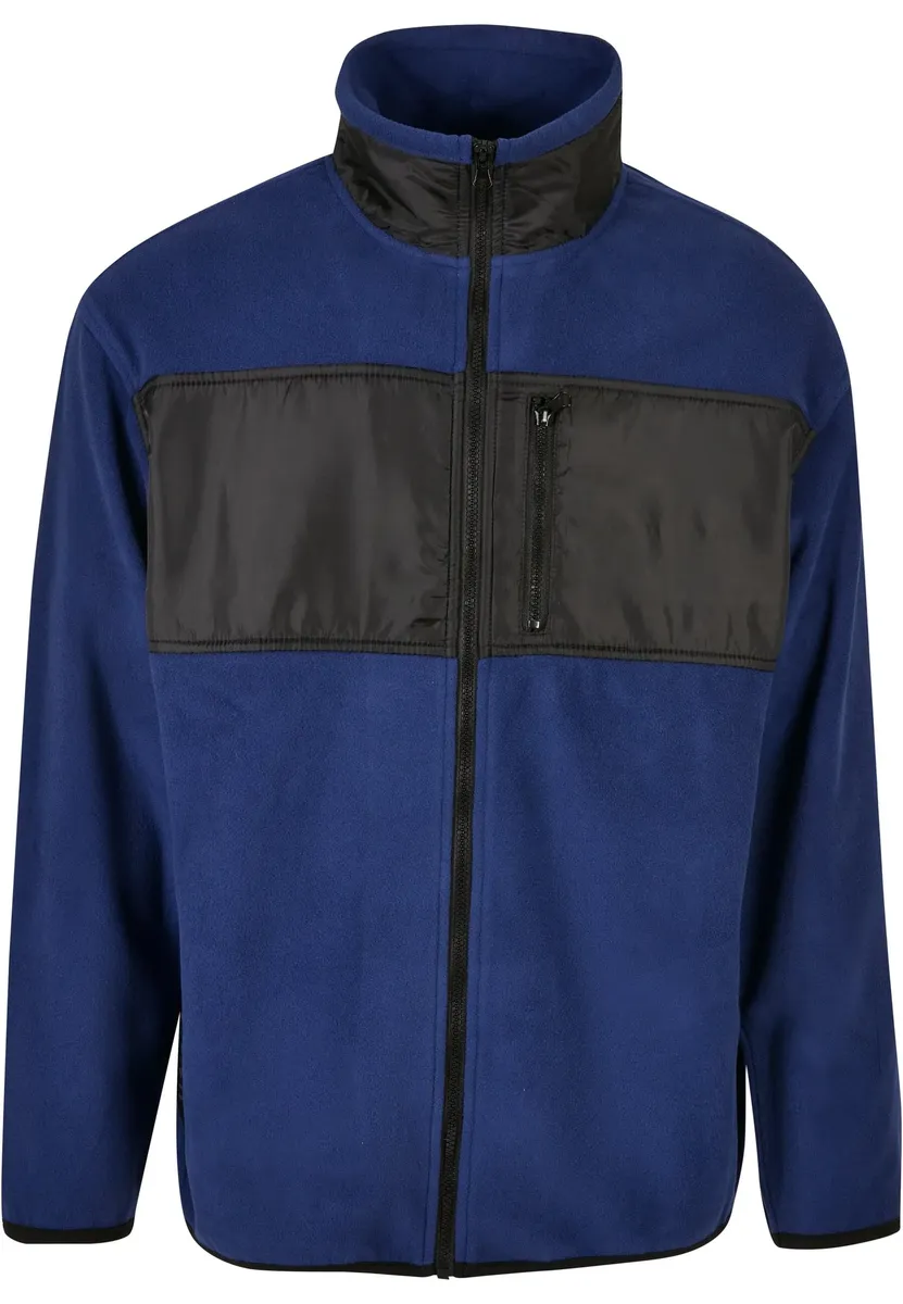 Флисовая куртка URBAN CLASSICS " Urban Classics Men's Patched Micro Fleece Jacket" (1 шт.), без капюшона, синий 
Флисовая куртка URBAN CLASSICS " Urban Classics Men's Patched Micro Fleece Jacket" (1 шт.), без капюшона, синий