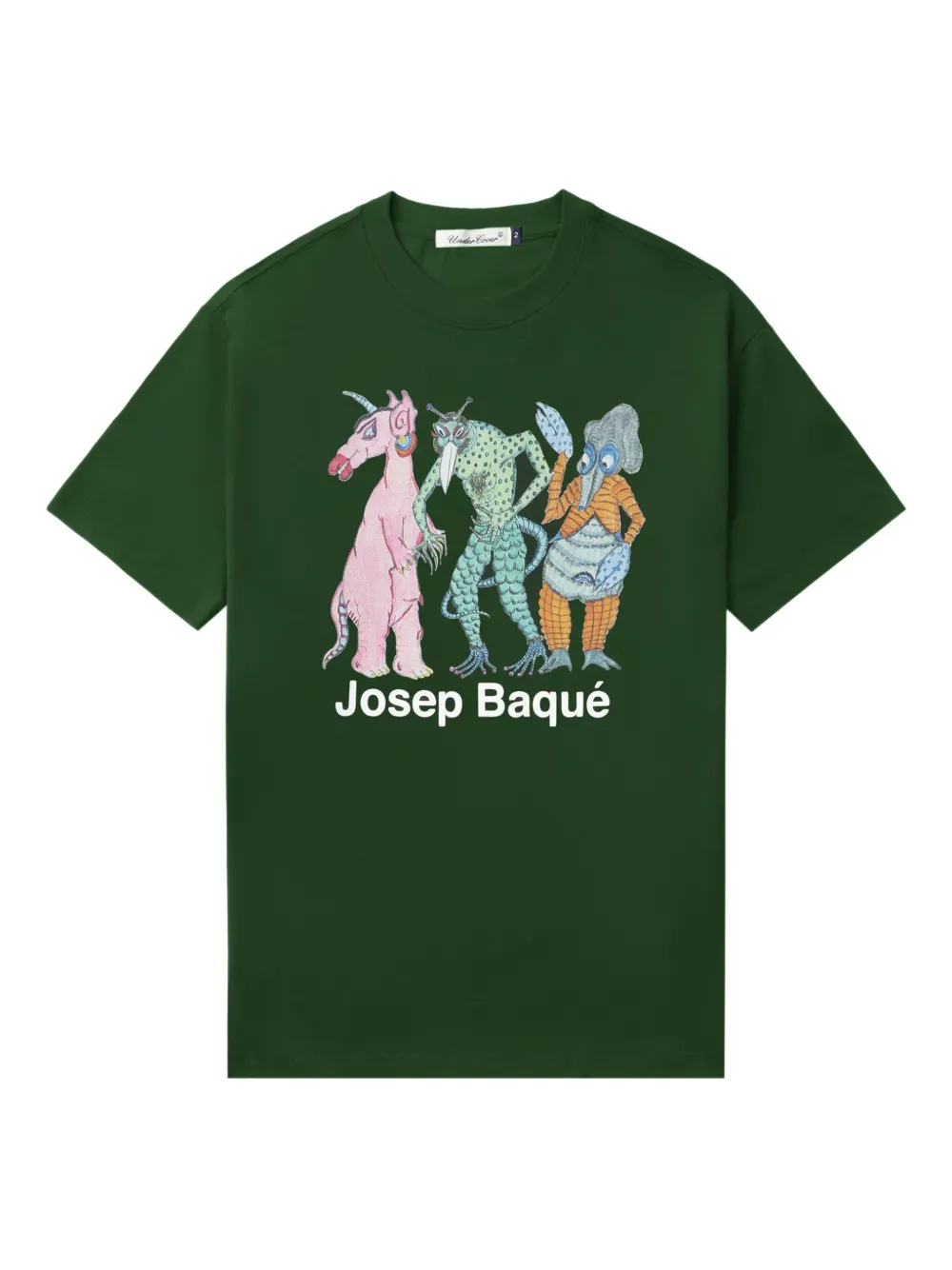 Футболка с графичным принтом Undercover, зеленый
Футболка с графичным принтом Undercover, зеленый