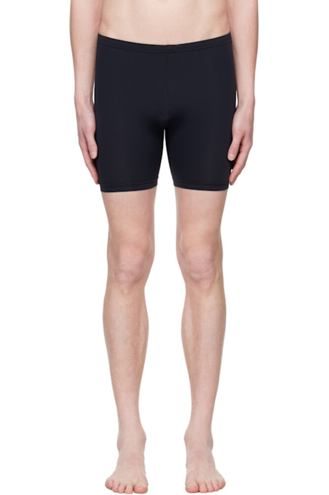 Черные трикотажные шорты для плавания TAKAHIROMIYASHITA TheSoloist.
Черные трикотажные шорты для плавания TAKAHIROMIYASHITA TheSoloist.