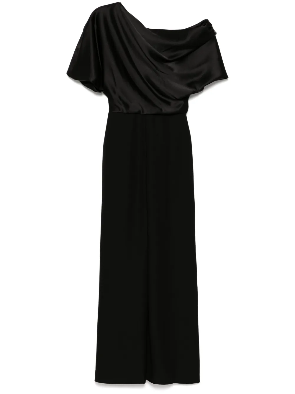 Комбинезон широкого кроя с открытыми плечами Amsale, черный
Комбинезон широкого кроя с открытыми плечами Amsale, черный