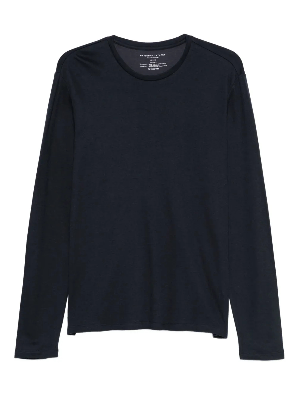 Футболка с длинными рукавами из органического хлопка Majestic Filatures, синий
Футболка с длинными рукавами из органического хлопка Majestic Filatures, синий