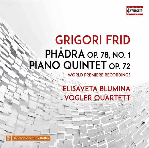 CD диск Frid / Blumina / Vogler Quartet: Phadra 78 1
CD диск Frid / Blumina / Vogler Quartet: Phadra 78 1