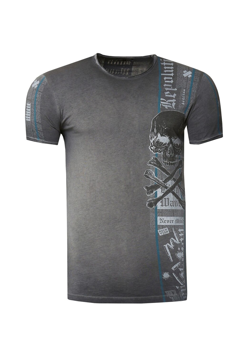 Футболка с потертым эффектом RUSTY NEAL, антрацит
Футболка с потертым эффектом RUSTY NEAL, антрацит