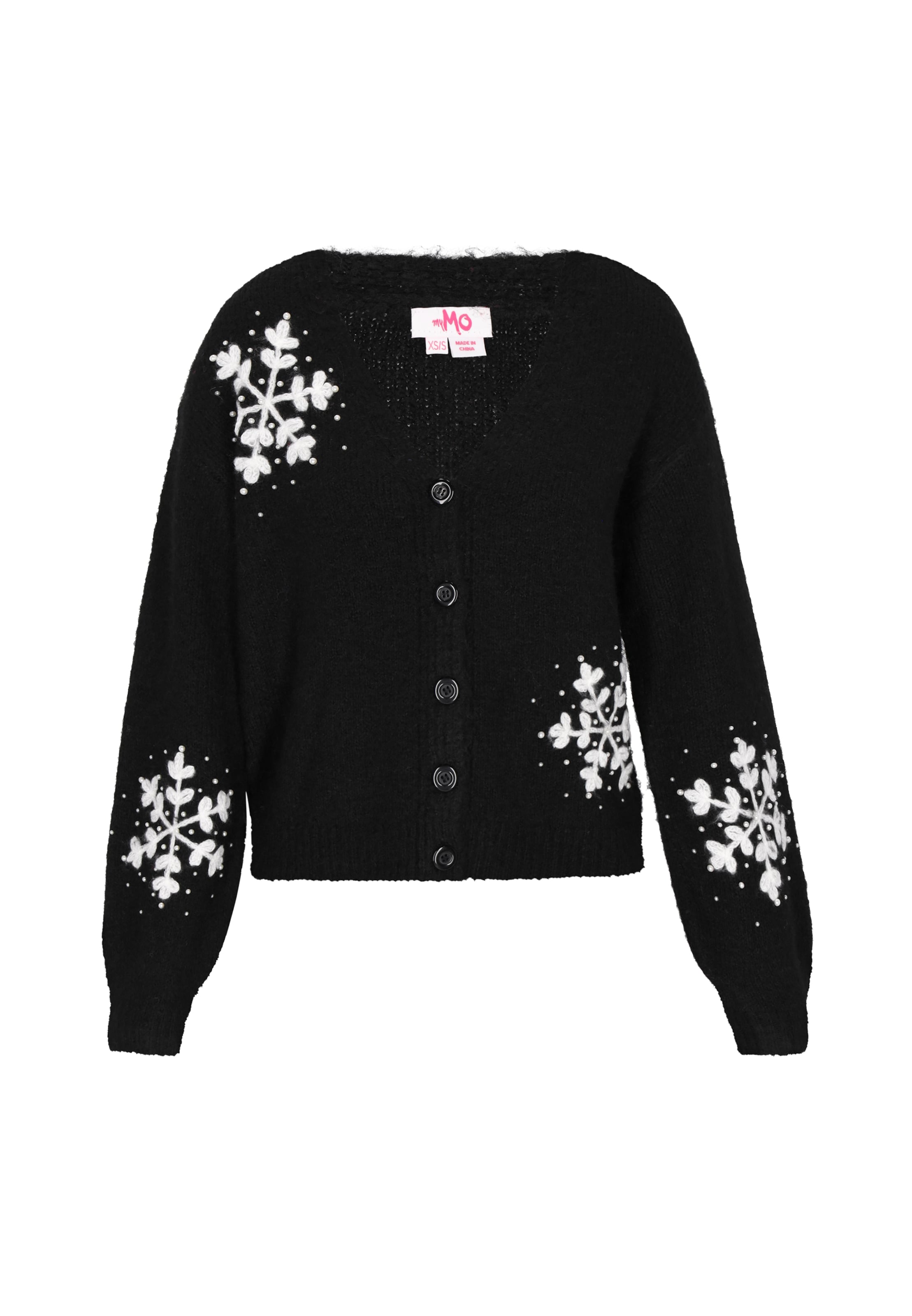 MYMO Вязаный кардиган в черном цвете
MYMO Вязаный кардиган в черном цвете