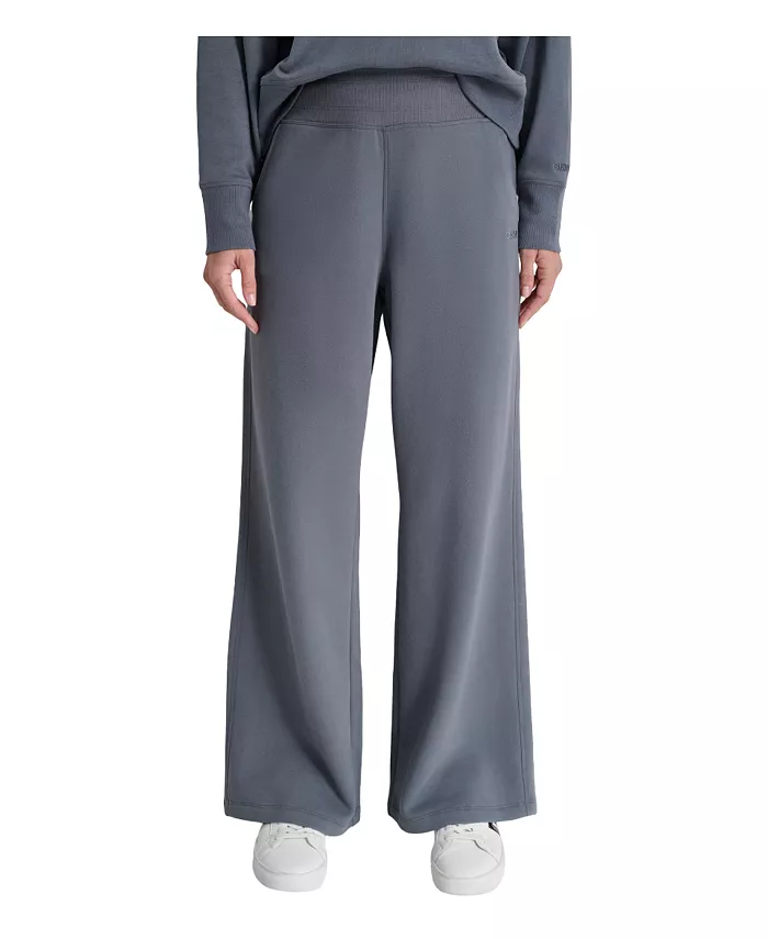 Женские брюки-клеш с вышитым логотипом DKNY, серый
Женские брюки-клеш с вышитым логотипом DKNY, серый