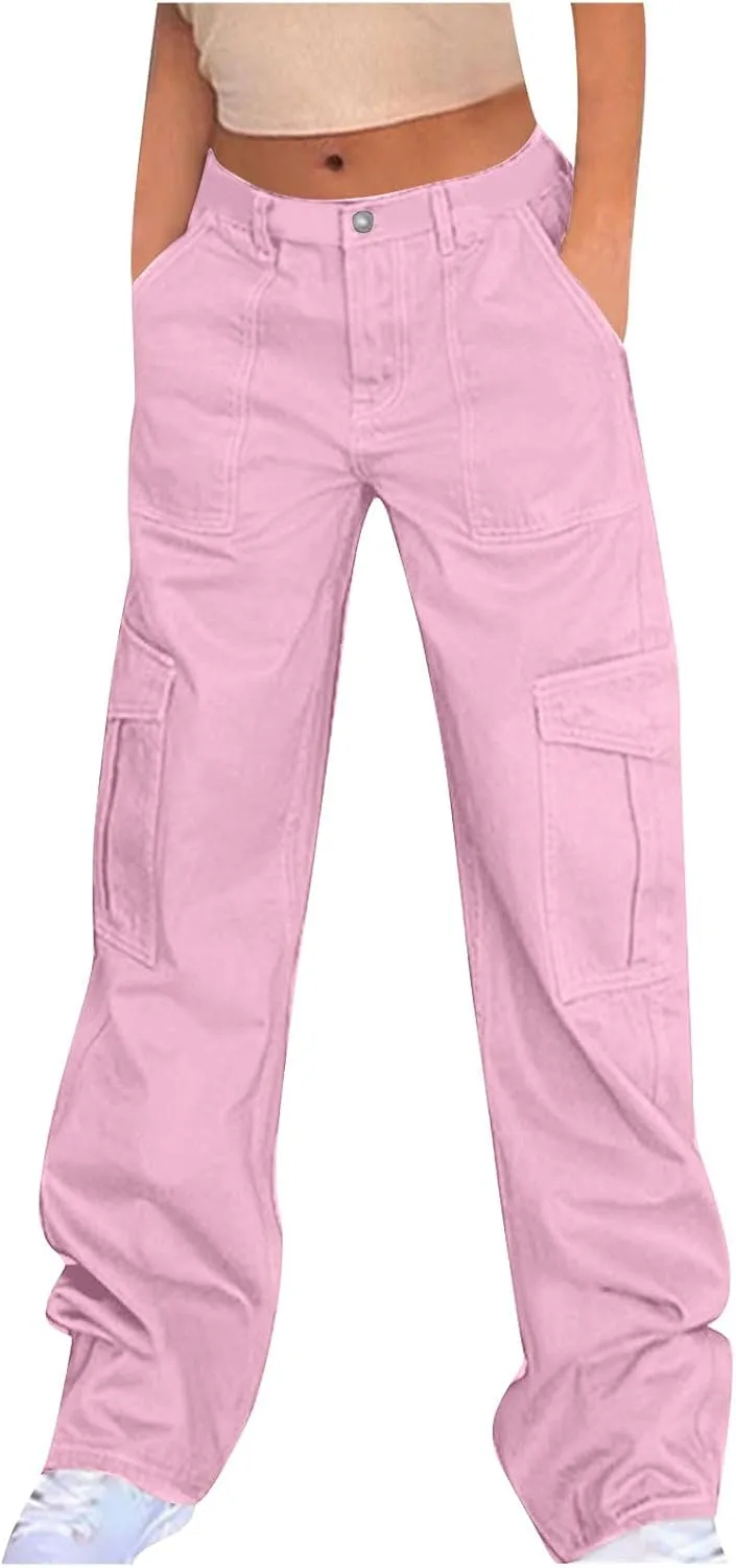 Ruziyoog Cargo Pants для женщин High Waist Casual Baggy Stretchy Wide Leg
Ruziyoog Cargo Pants для женщин High Waist Casual Baggy Stretchy Wide Leg