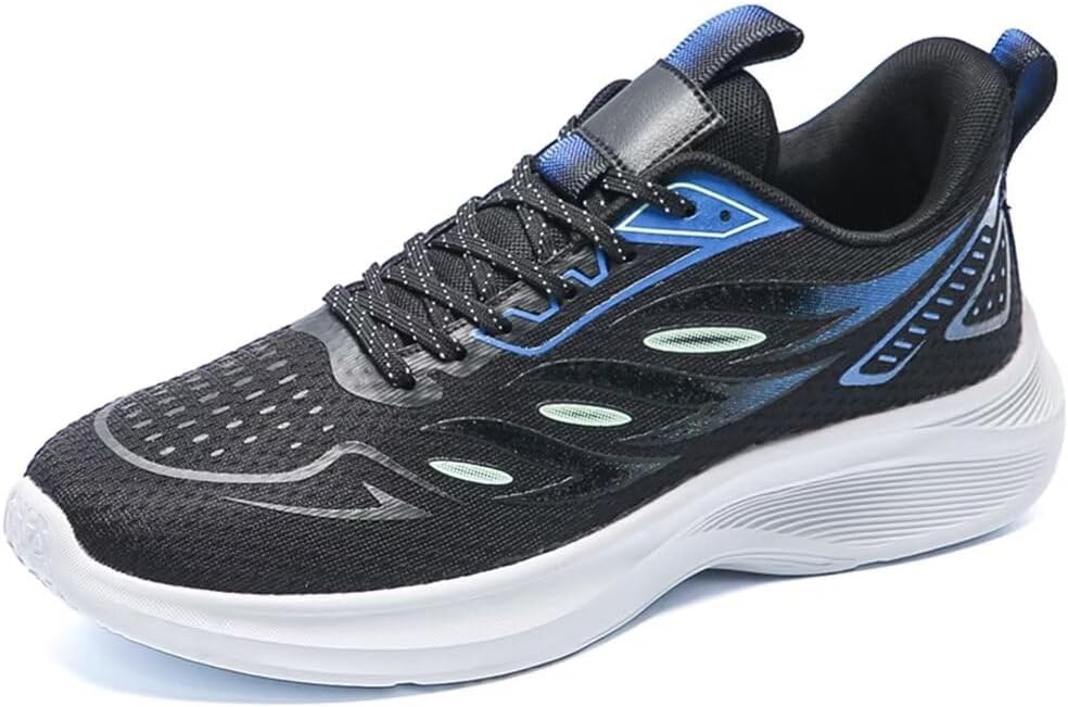 Кроссовки Jakcuz больших размеров с сеткой для мужчин, удобные, дышащие, для спортзала и ходьбы, на шнуровке, черный
Кроссовки Jakcuz больших размеров с сеткой для мужчин, удобные, дышащие, для спортзала и ходьбы, на шнуровке, черный