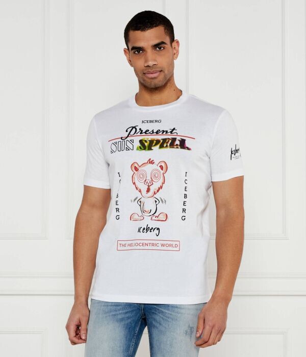 Футболка мужская Iceberg с рисунком, белый
Футболка мужская Iceberg с рисунком, белый