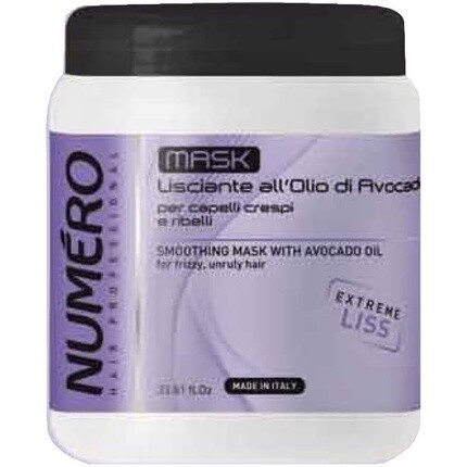 NUMBER Разглаживающий крем с маслом авокадо 1000 мл Brelil
NUMBER Разглаживающий крем с маслом авокадо 1000 мл Brelil