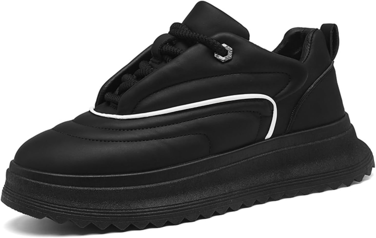 Мужские массивные кроссовки на платформе - обувь с толстой подошвой и противоскользящей функцией, с стеганым дизайном, контрастной строчкой и петлей на пятке, дышащие, на шнуровке, повседневного стиля для ежедневной носки (белый/хаки/черный) Kel...
Мужские массивные кроссовки на платформе - обувь с толстой подошвой и противоскользящей функцией, с стеганым дизайном, контрастной строчкой и петлей на пятке, дышащие, на шнуровке, повседневного стиля для ежедневной носки (белый/хаки/черный) Kel...
