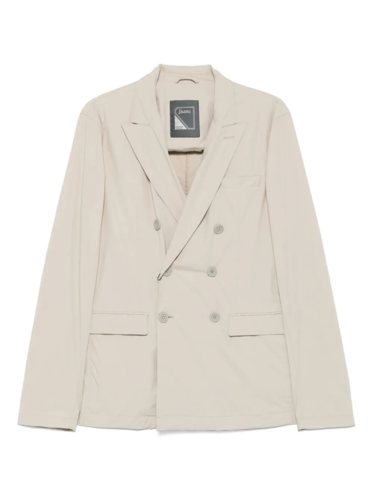 Двубортный пиджак Herno, нейтральный
Двубортный пиджак Herno, нейтральный