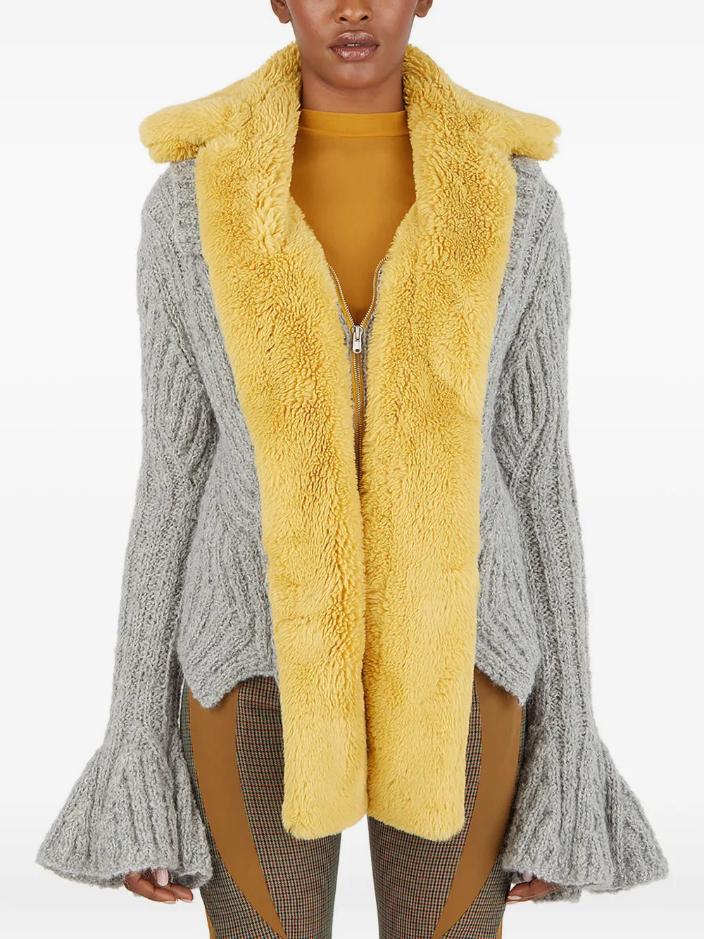 Кардиган Consuelo с расклешенными манжетами Kiko Kostadinov, серый
Кардиган Consuelo с расклешенными манжетами Kiko Kostadinov, серый