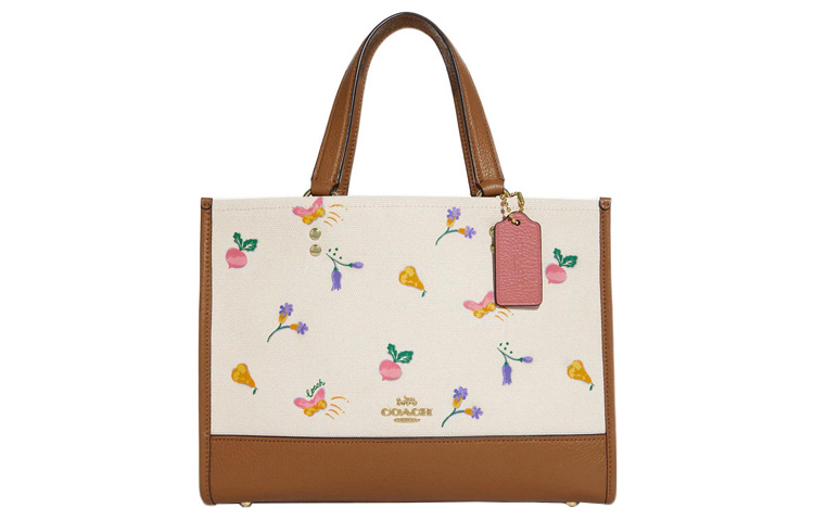 COACH Сумка-шоппер Dempsey Coated Canvas With Leather, сумка-тоут, женская сумка Tubas темный хаки и экрю
COACH Сумка-шоппер Dempsey Coated Canvas With Leather, сумка-тоут, женская сумка Tubas темный хаки и экрю