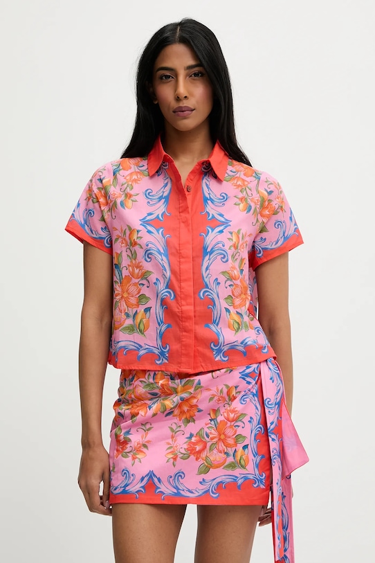 Хлопковая пляжная рубашка Farm Rio, оранжевый
Хлопковая пляжная рубашка Farm Rio, оранжевый
