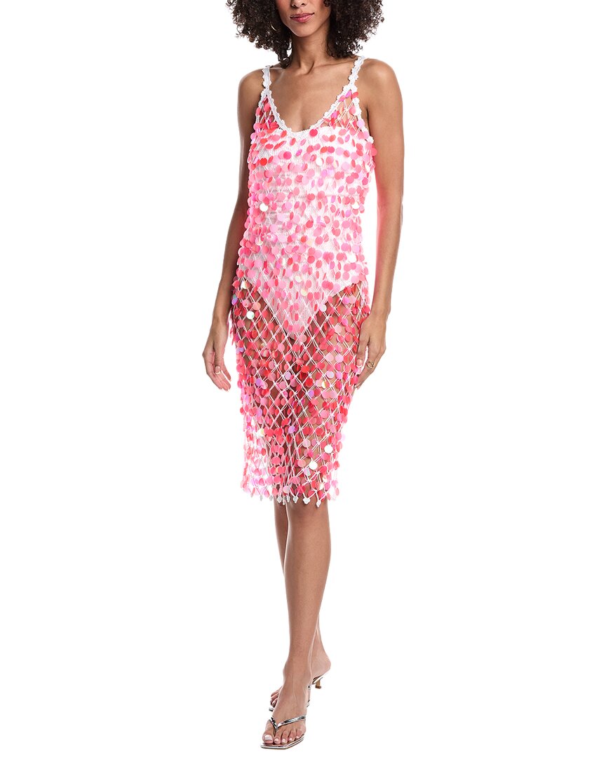 Платье-миди Milly с пайетками, связанное крючком, розовый
Платье-миди Milly с пайетками, связанное крючком, розовый