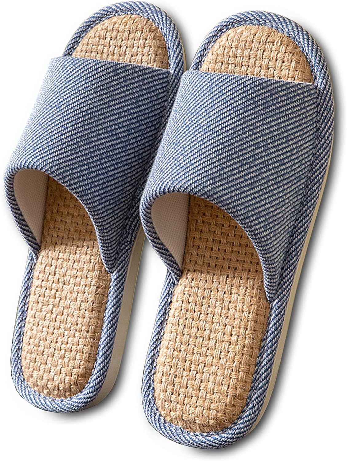 Домашние тапочки EitCaton для женщин и мужчин, из ткани, для дома и улицы, с нескользящей подошвой из пеноматериала с эффектом памяти, открытым носком, мягкой подошвой, из льна, унисекс, моющиеся, из хлопка, темно-синий
Домашние тапочки EitCaton для женщин и мужчин, из ткани, для дома и улицы, с нескользящей подошвой из пеноматериала с эффектом памяти, открытым носком, мягкой подошвой, из льна, унисекс, моющиеся, из хлопка, темно-синий