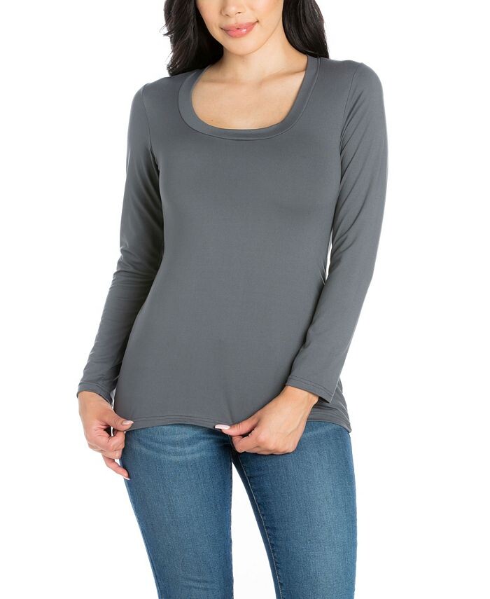 Однотонная футболка с круглым вырезом и длинными рукавами 24seven Comfort Apparel, черный
Однотонная футболка с круглым вырезом и длинными рукавами 24seven Comfort Apparel, черный