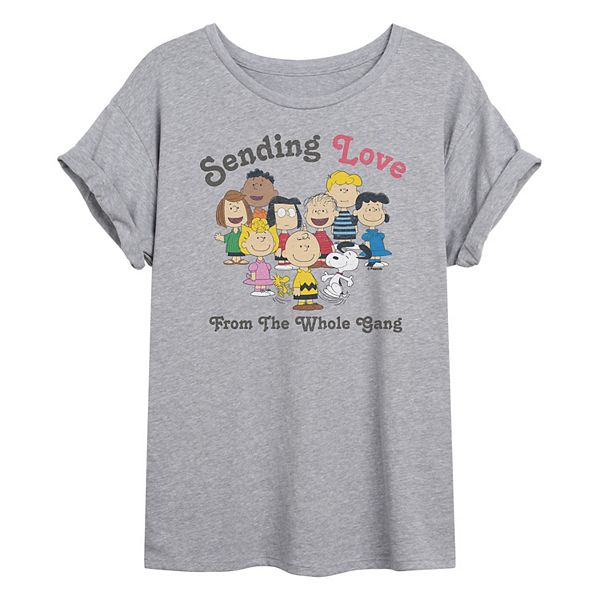 Футболка Juniors Peanuts Sending Love From The Whole Gang Licensed Character, Heather Gray
Футболка Juniors Peanuts Sending Love From The Whole Gang Licensed Character, Heather Gray