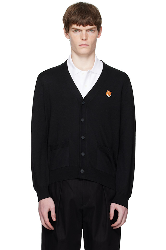 Кардиган с лисьей головой Bold fox Maison Kitsuné, черный
Кардиган с лисьей головой Bold fox Maison Kitsuné, черный