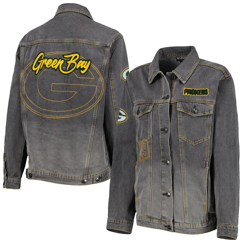 Женская куртка на пуговицах The Wild Collective Denim Green Bay Packers, цвет Pkr Turq A
Женская куртка на пуговицах The Wild Collective Denim Green Bay Packers, цвет Pkr Turq A