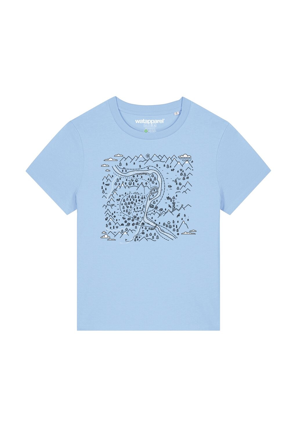Футболка с принтом LANDSCHAFT watapparel, светло-голубой
Футболка с принтом LANDSCHAFT watapparel, светло-голубой