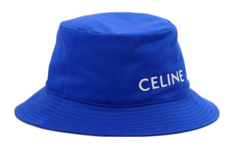 CELINE Хлопковая шляпа-ведро женская, Blue 
CELINE Хлопковая шляпа-ведро женская, Blue