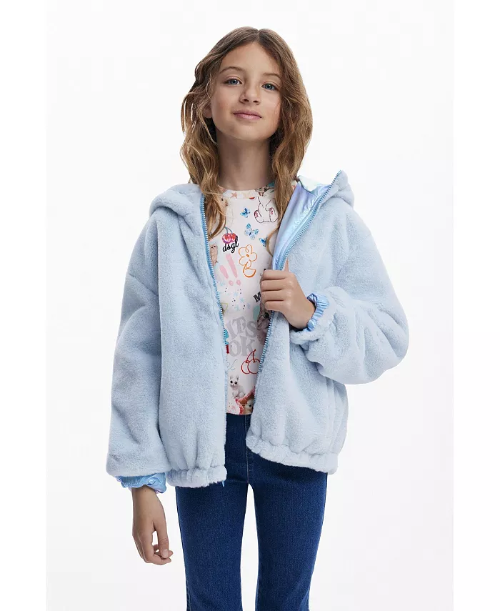 Детская двусторонняя утепленная куртка Desigual, синий
Детская двусторонняя утепленная куртка Desigual, синий