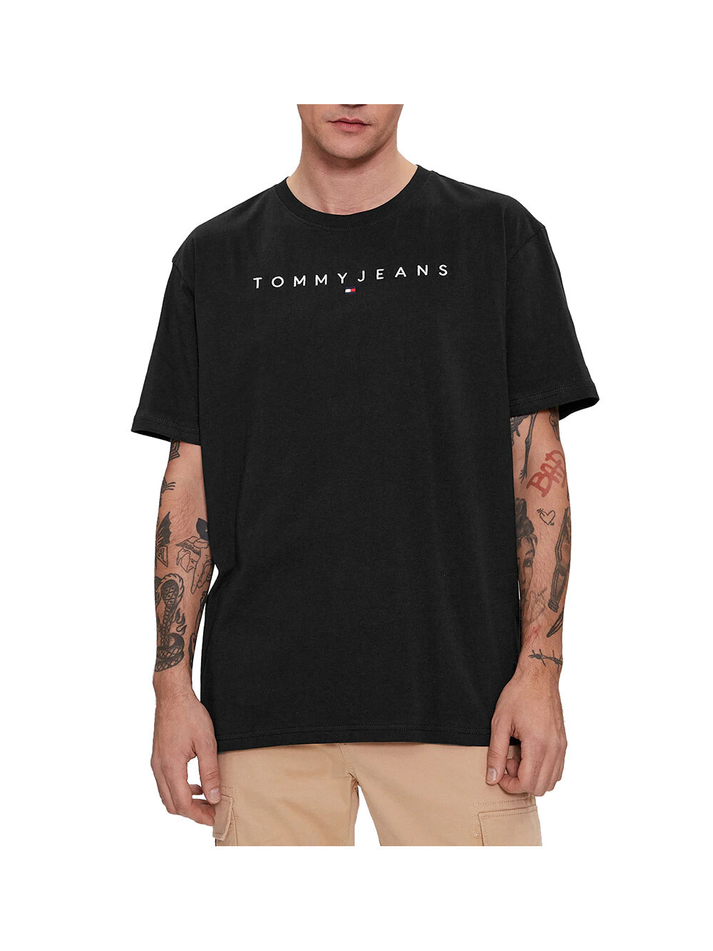 Черная мужская футболка Tommy Jeans, Черный, Черная мужская футболка Tommy Jeans
Черная мужская футболка Tommy Jeans, Черный, Черная мужская футболка Tommy Jeans