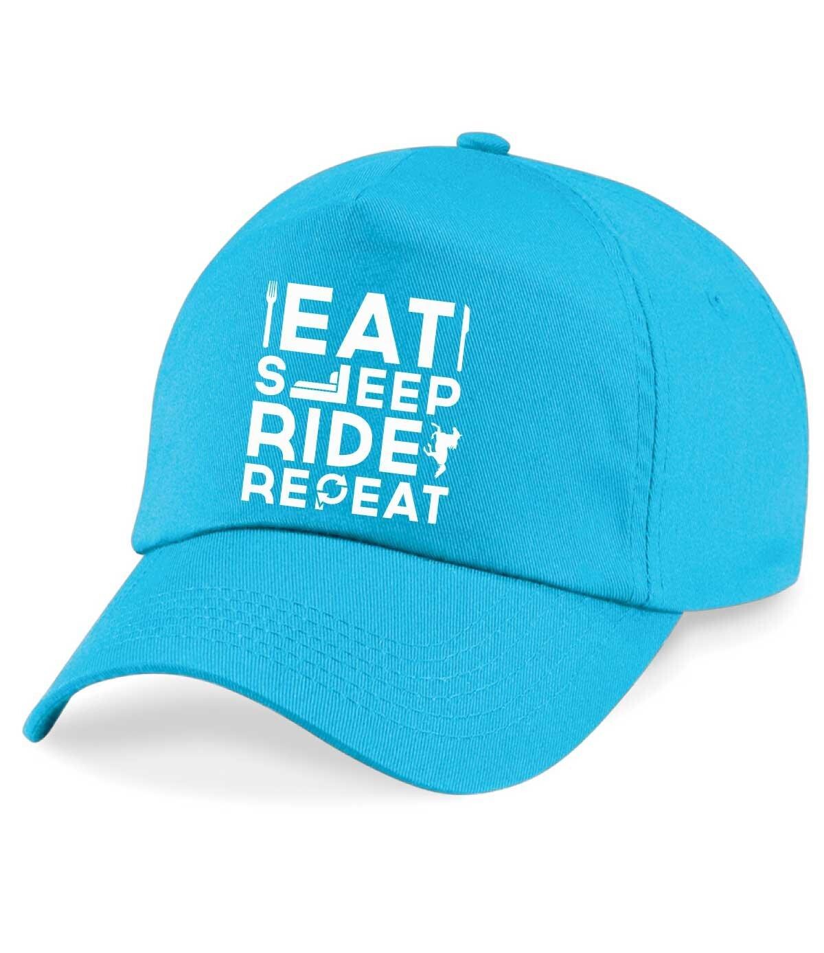 Бейсбольная кепка Eat Sleep Ride с повтором 60 SECOND MAKEOVER, синий
Бейсбольная кепка Eat Sleep Ride с повтором 60 SECOND MAKEOVER, синий