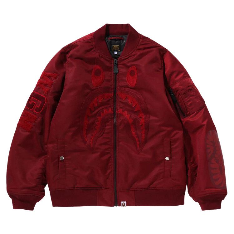 Куртка BAPE Shark MA-1, Burgundy
Куртка BAPE Shark MA-1, Burgundy
