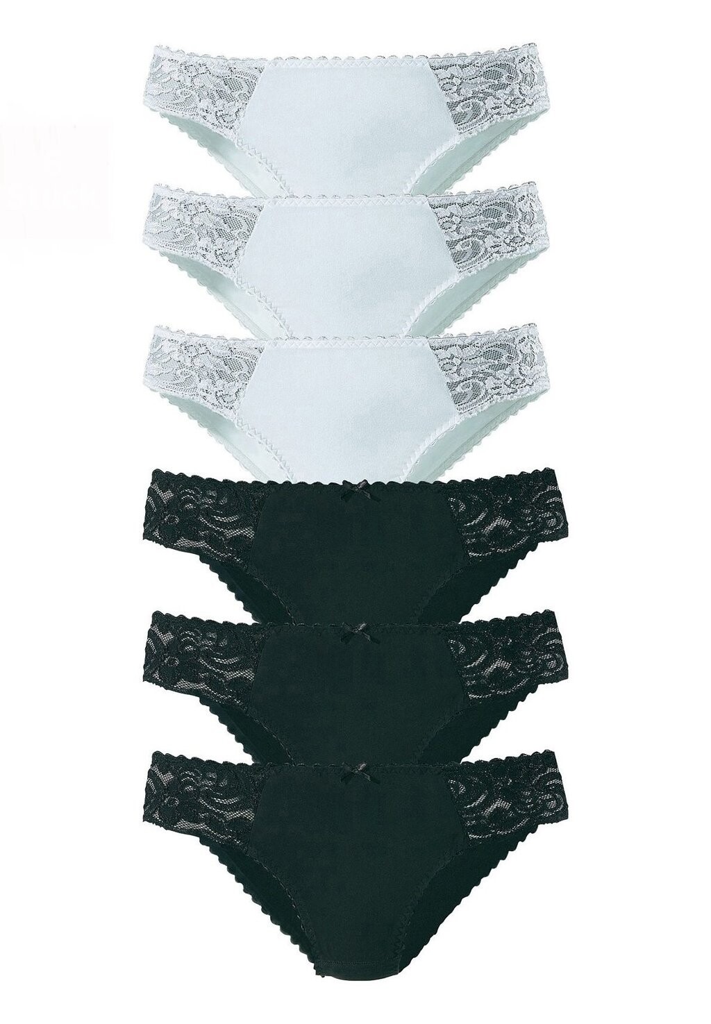 Трусы 6Pack LASCANA, черный/белый
Трусы 6Pack LASCANA, черный/белый