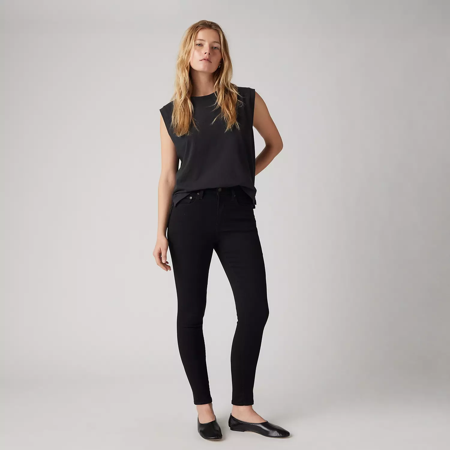 721 женские джинсы скинни с высокой посадкой Levi's, черный
721 женские джинсы скинни с высокой посадкой Levi's, черный