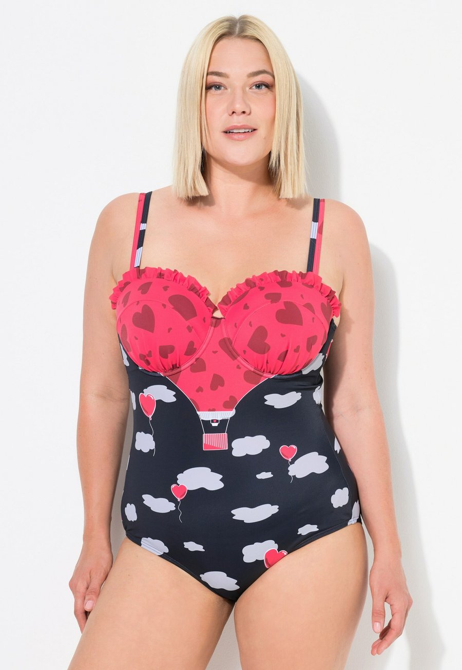 Купальник Ulla Popken Swimsuit, Black
Купальник Ulla Popken Swimsuit, Black